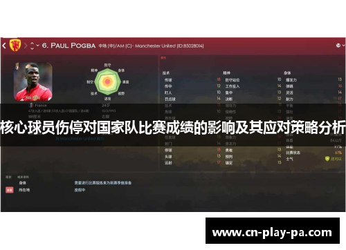 核心球员伤停对国家队比赛成绩的影响及其应对策略分析